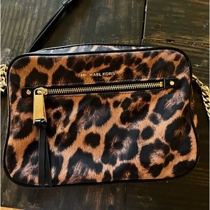 Michael Kors Leopard print crossbody